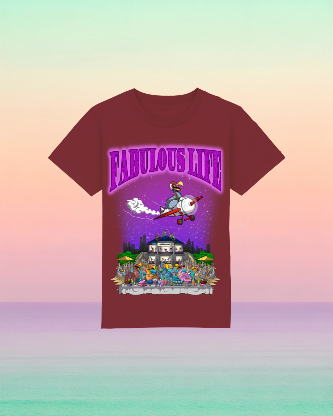 Fabulous Life – Kinder T-Shirt mit buntem Frontprint