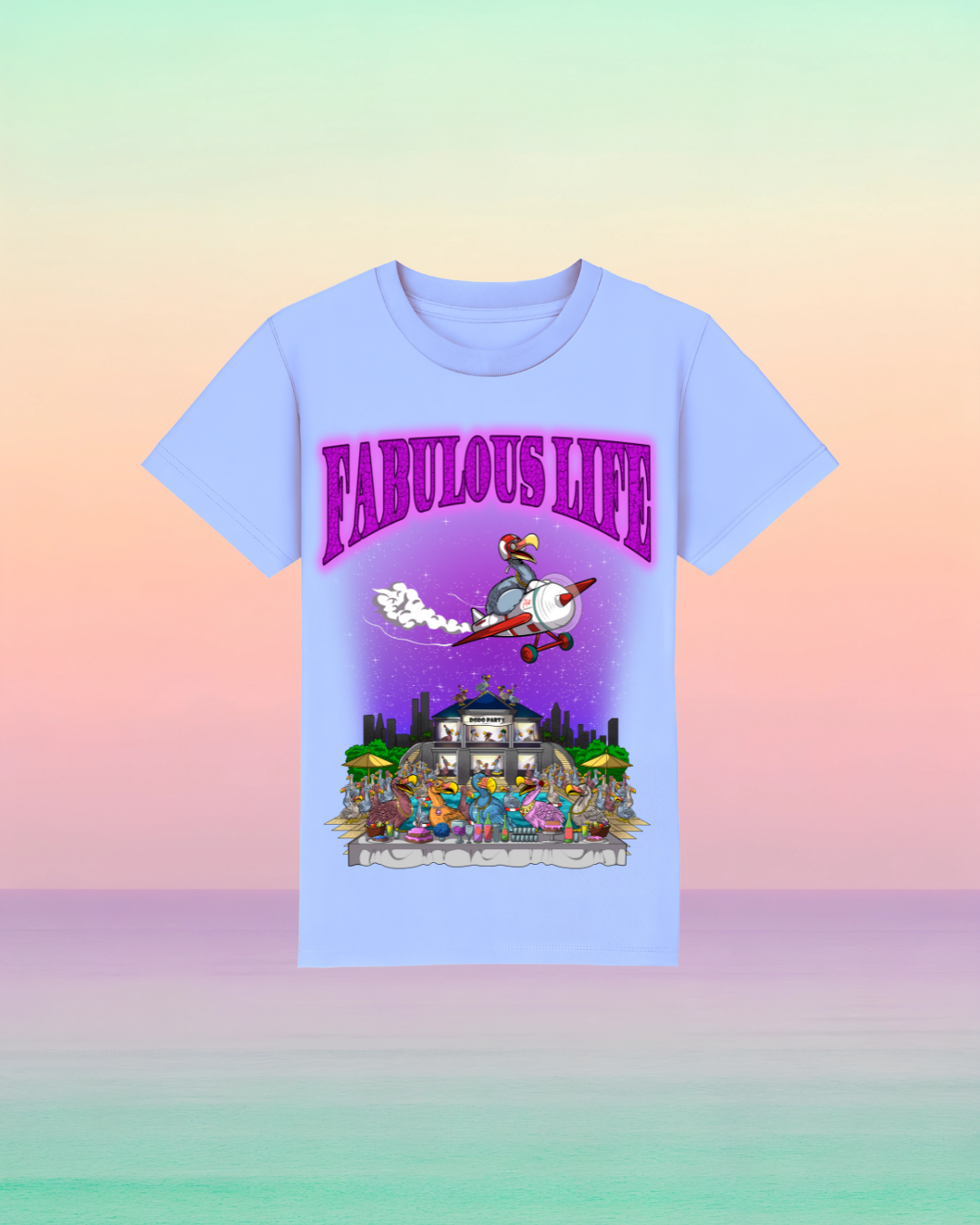 Fabulous Life – Kinder T-Shirt mit buntem Frontprint