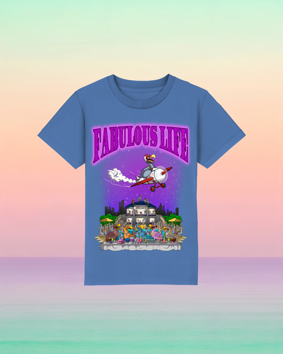 Fabulous Life – Kinder T-Shirt mit buntem Frontprint