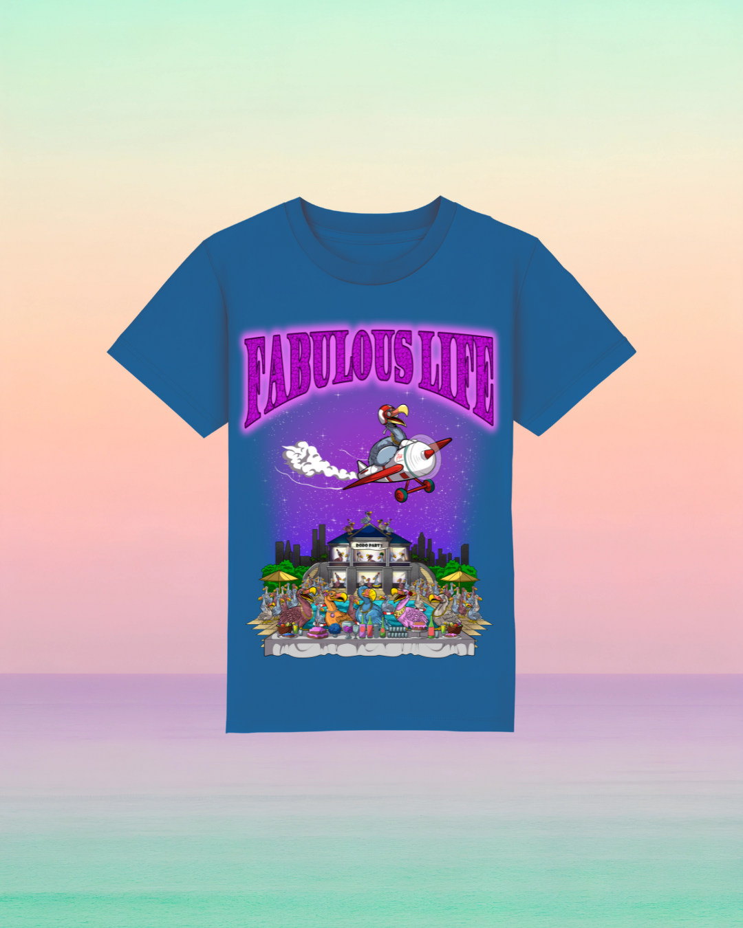 Fabulous Life – Kinder T-Shirt mit buntem Frontprint