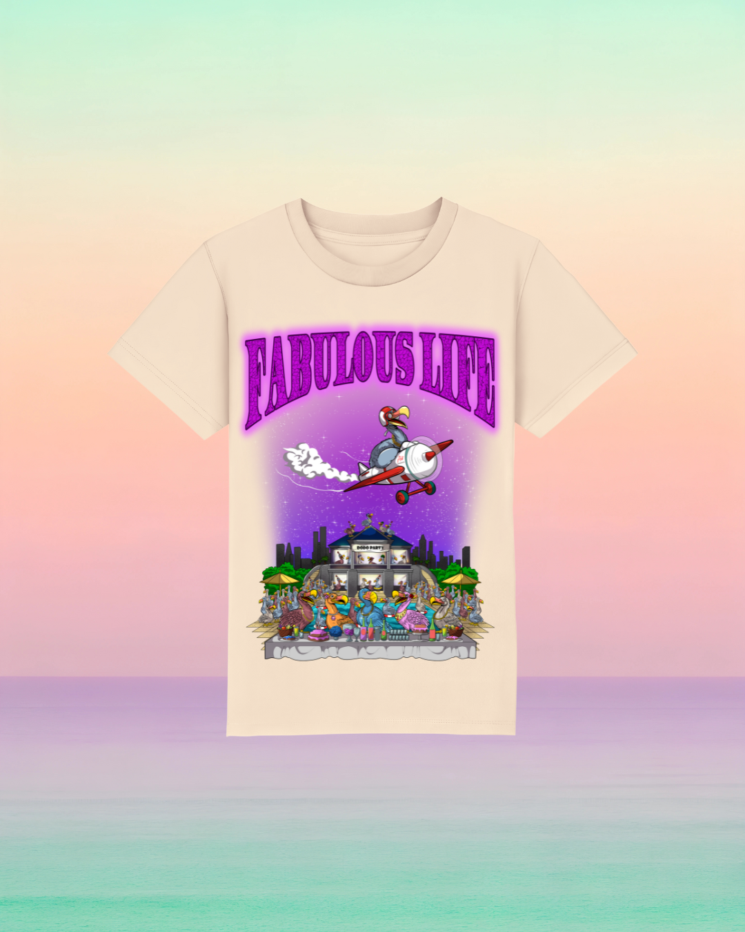 Fabulous Life – Kinder T-Shirt mit buntem Frontprint