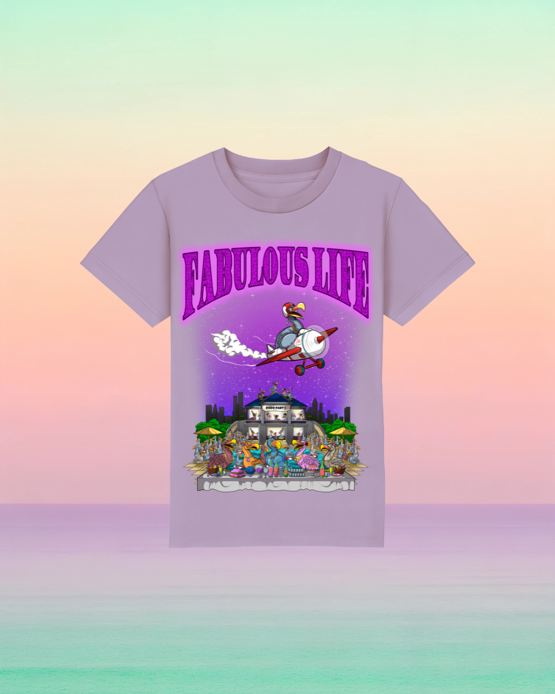 Fabulous Life – Kinder T-Shirt mit buntem Frontprint