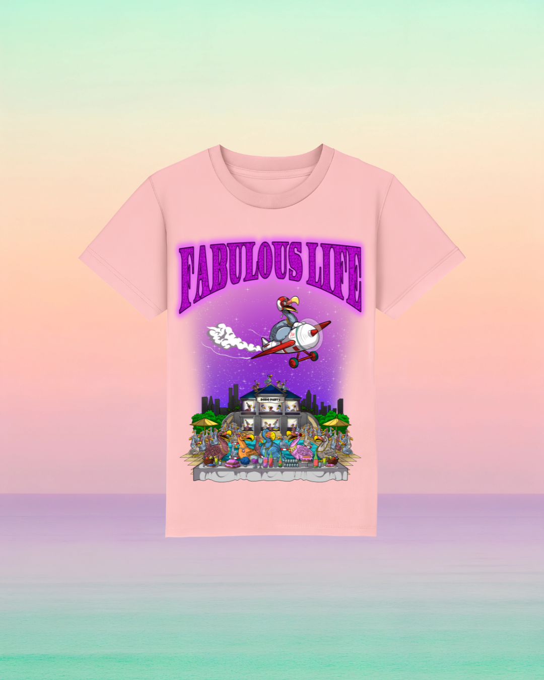Fabulous Life – Kinder T-Shirt mit buntem Frontprint