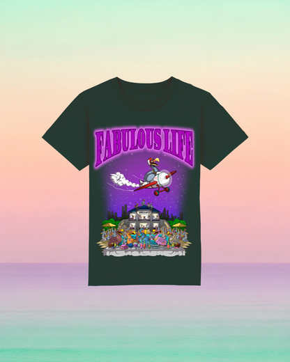 Fabulous Life – Kinder T-Shirt mit buntem Frontprint
