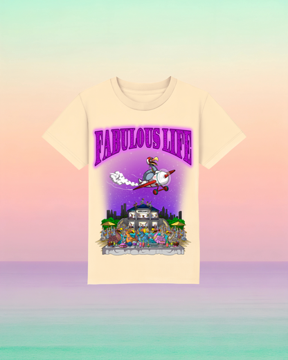 Fabulous Life – Kinder T-Shirt mit buntem Frontprint