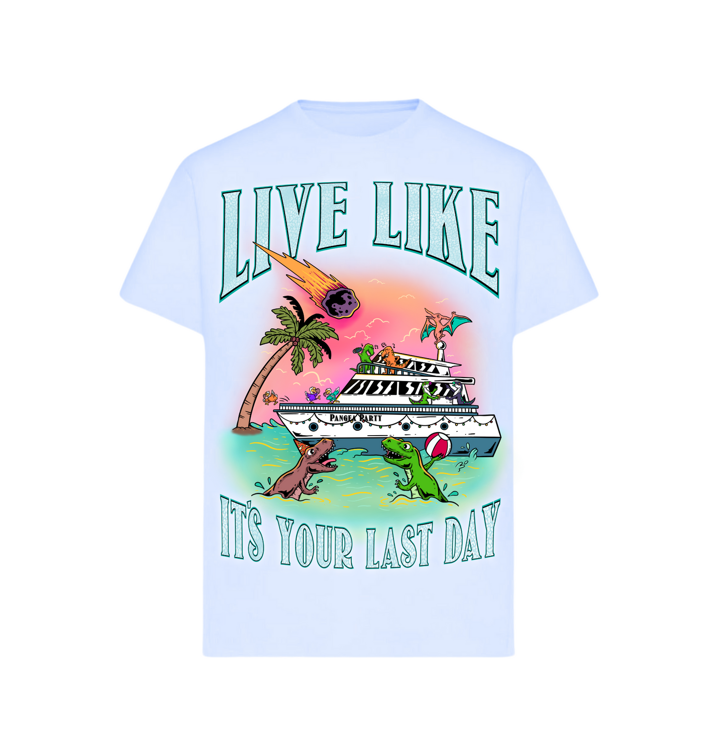 Regular Fit Shirt "LIVE LIKE ITS YOUR LAST DAY"