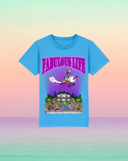 Fabulous Life – Kinder T-Shirt mit buntem Frontprint
