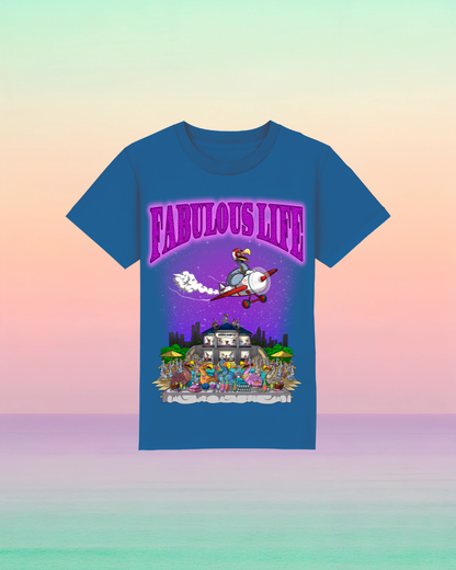 Fabulous Life – Kinder T-Shirt mit buntem Frontprint
