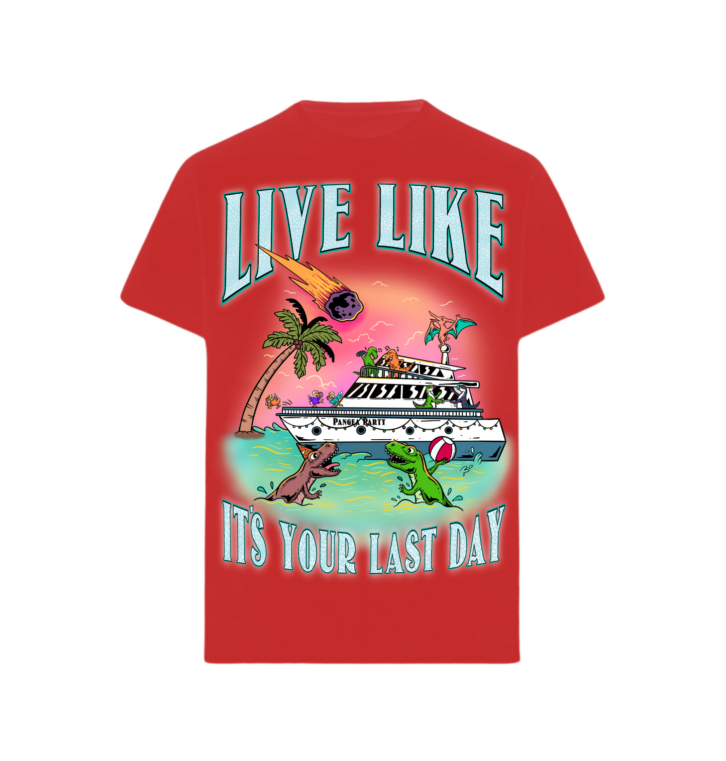 Regular Fit Shirt "LIVE LIKE ITS YOUR LAST DAY"