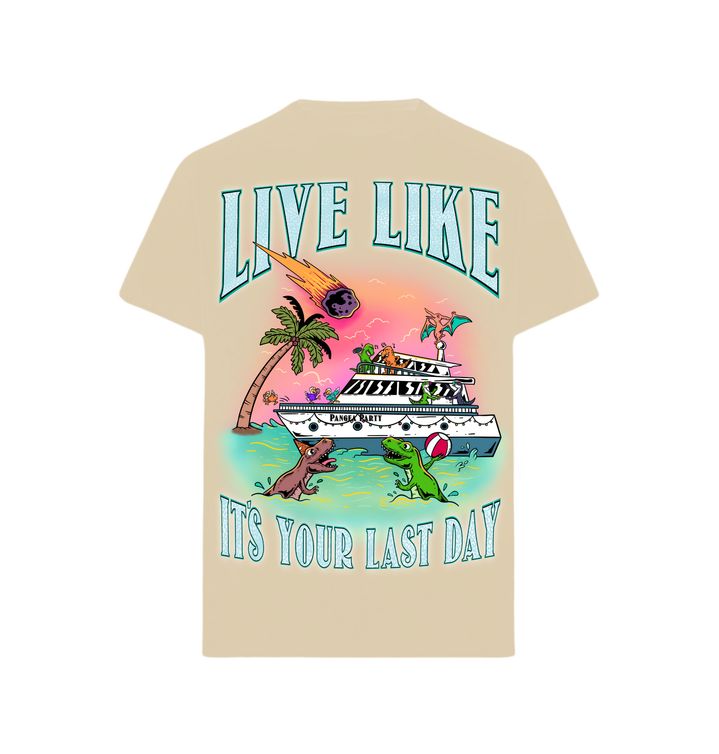 Regular Fit Shirt "LIVE LIKE ITS YOUR LAST DAY"