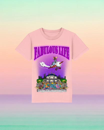 Fabulous Life – Kinder T-Shirt mit buntem Frontprint