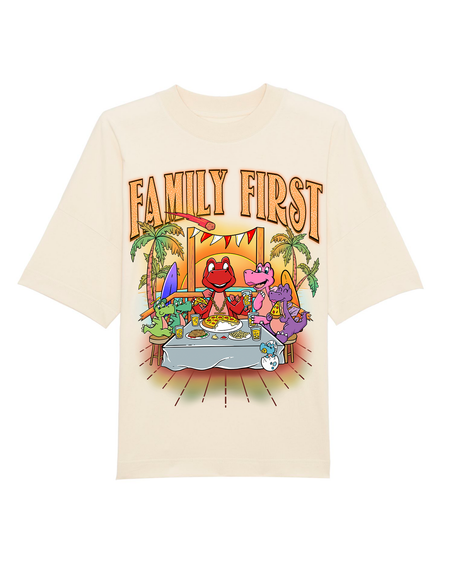 Unisex Heavy Shirt "FAMILY FIRST"