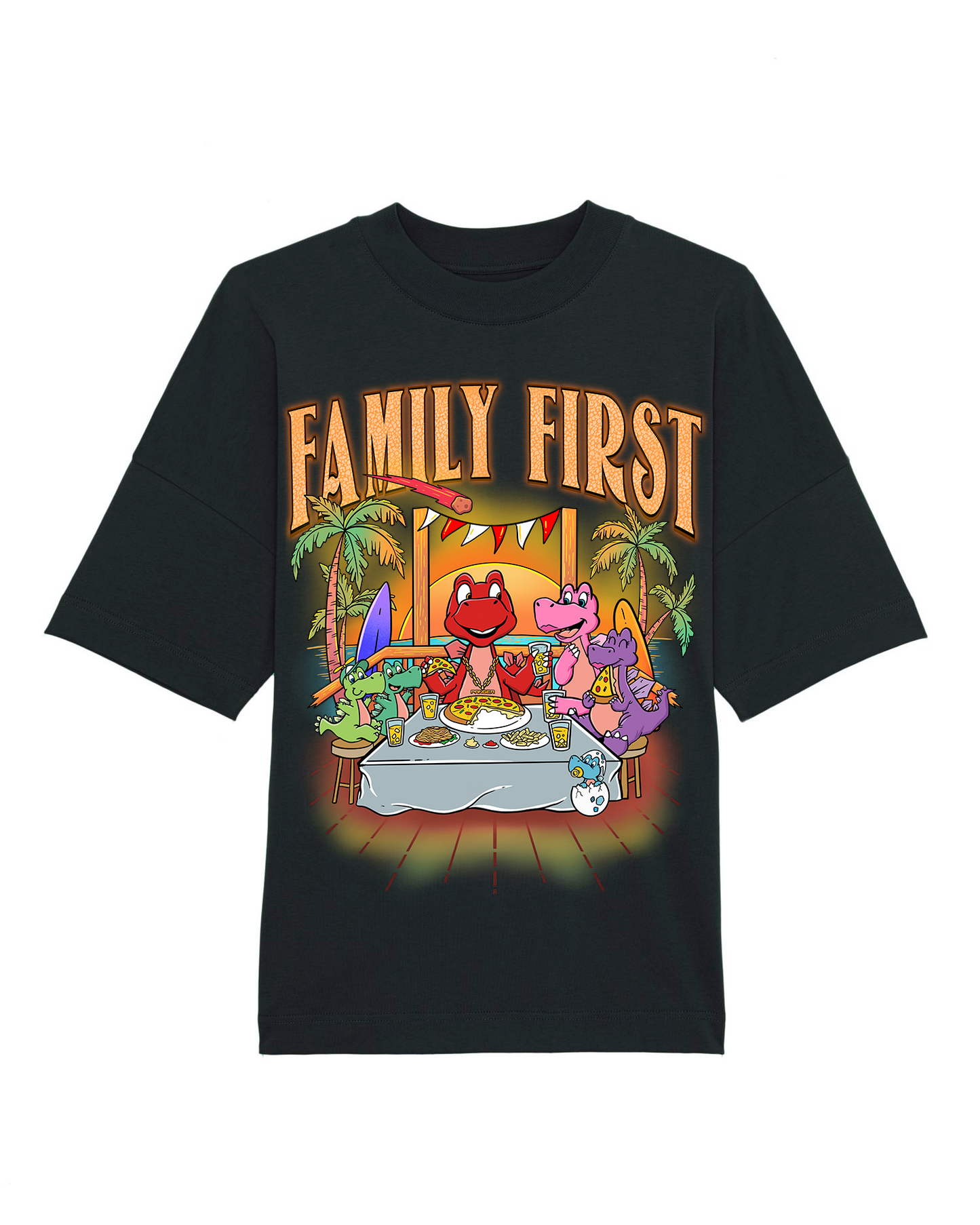 Unisex Heavy Shirt "FAMILY FIRST"