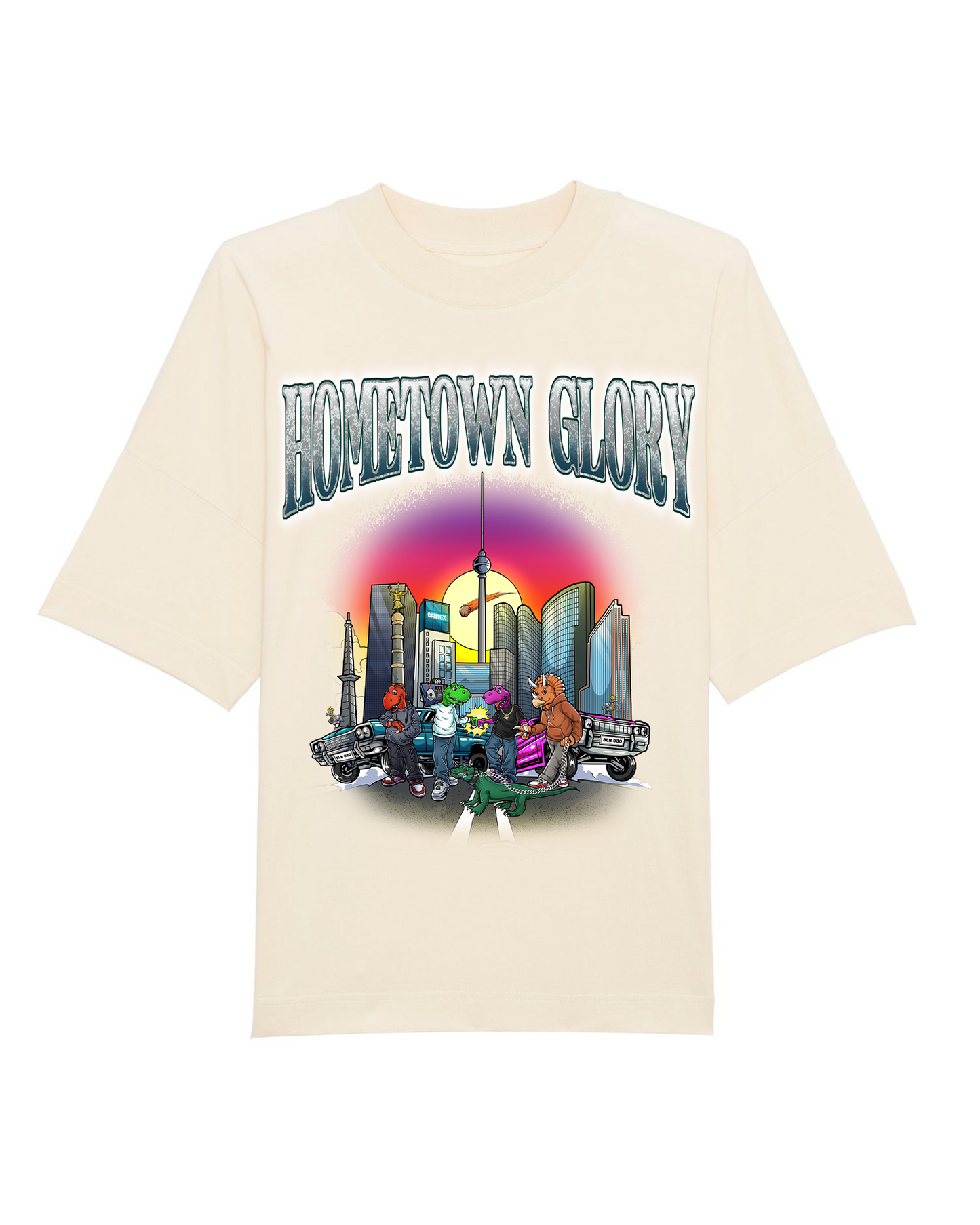 Unisex Heavy Shirt ”HOMETOWN GLORY"