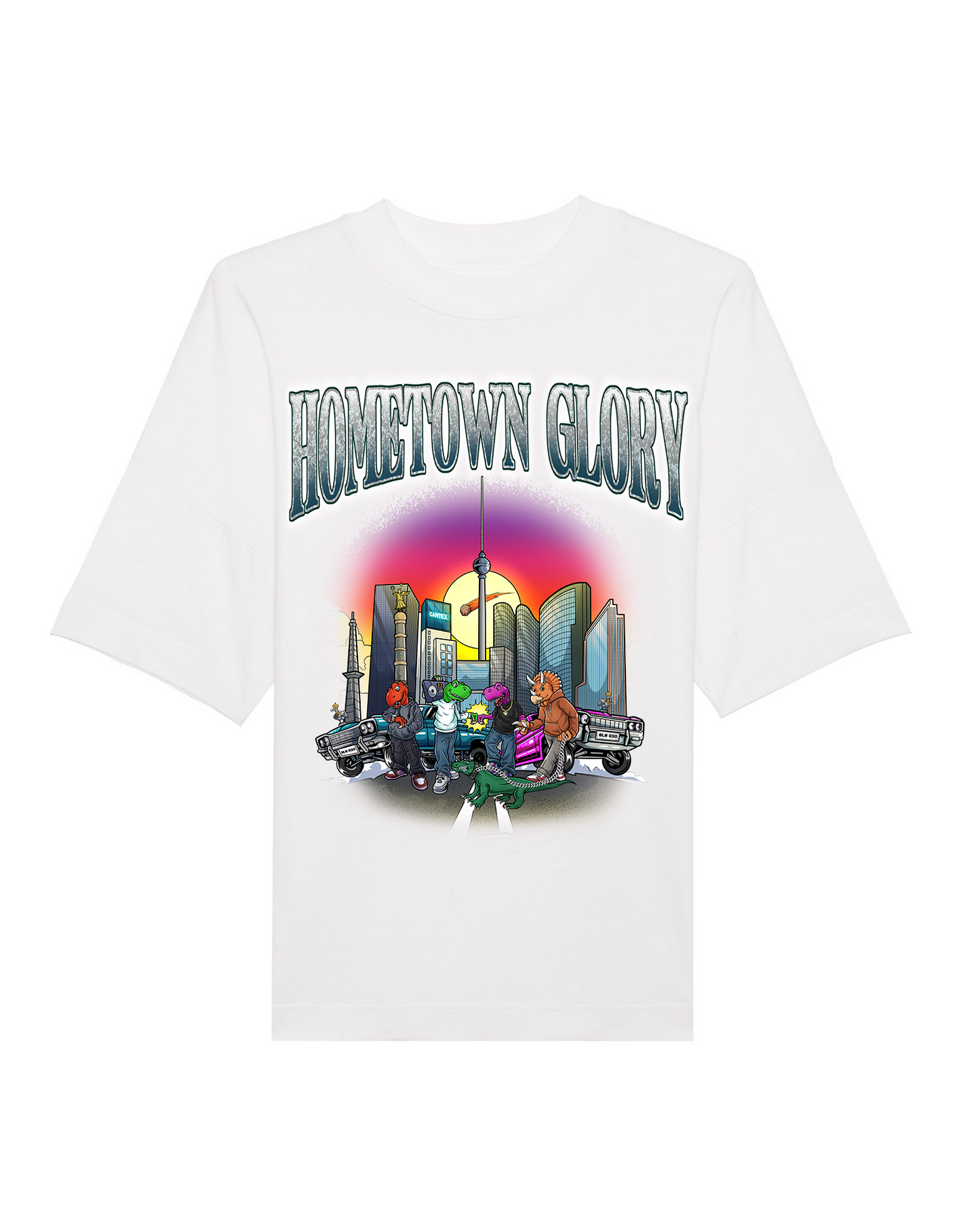 Unisex Heavy Shirt ”HOMETOWN GLORY"