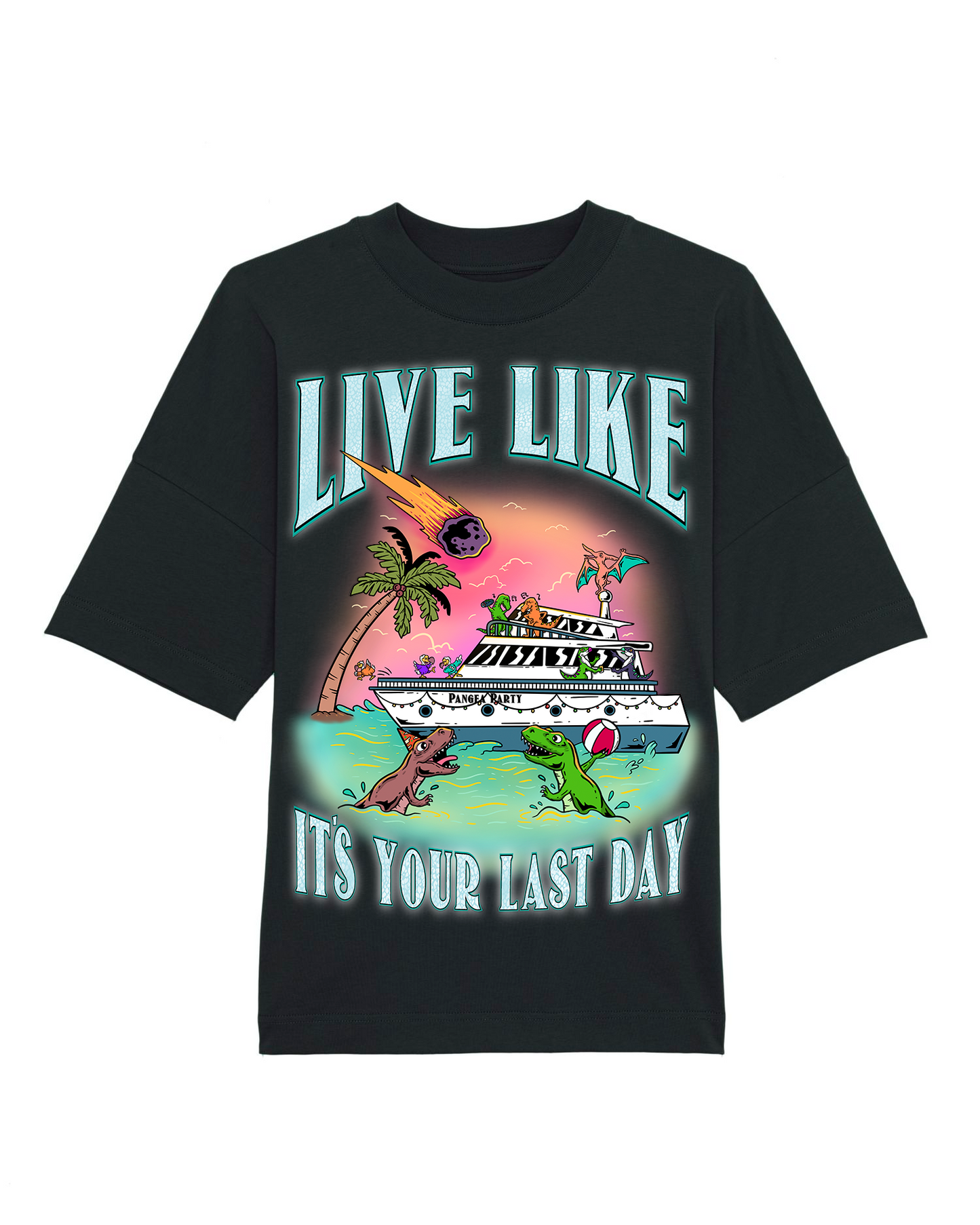 Unisex Heavy Shirt ”LIVE LIKE IT'S YOUR LAST DAY"